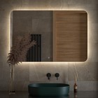 Зеркало с DEFESTO LED-подсветкой 38 Вт, 120x80 см, сенсорный выключатель, нейтральный белый свет - Фото 3