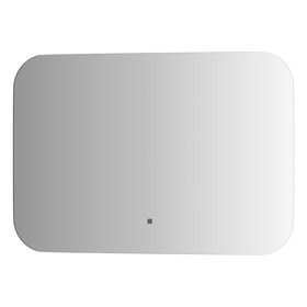Зеркало с DEFESTO LED-подсветкой 17 Вт, 60x40 см, ИК - выключатель, тёплый белый свет