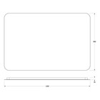 Зеркало с DEFESTO LED-подсветкой 38 Вт, 120x80 см, ИК - выключатель, тёплый белый свет - Фото 2