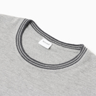 Джемпер мужской короткий рукав MINAKU REGULAR FIT: цвет серый меланж, р-р 46 9940932