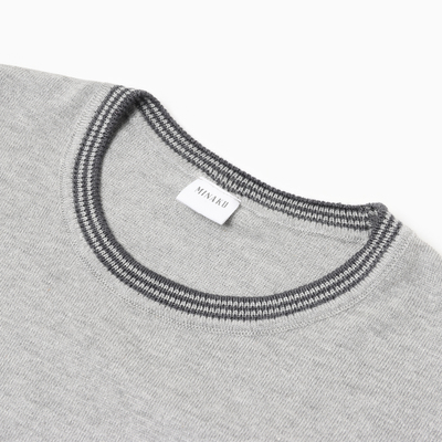 Джемпер мужской MINAKU: Knitwear collection, размер 46, цвет серый меланж