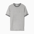 Джемпер мужской короткий рукав MINAKU REGULAR FIT: цвет серый меланж, р-р 48 9940933