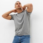 Джемпер мужской MINAKU: Knitwear collection, размер 50, цвет серый меланж - Фото 4