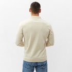Джемпер поло мужской MINAKU: Knitwear collection, размер 44, кремовый - Фото 5