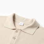 Джемпер поло мужской MINAKU: Knitwear collection, размер 44, кремовый - Фото 7