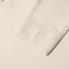 Джемпер поло мужской MINAKU: Knitwear collection, размер 44, кремовый - Фото 8