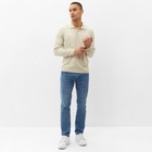 Джемпер поло мужской MINAKU: Knitwear collection, размер 50, кремовый - Фото 2