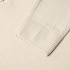 Джемпер поло мужской MINAKU: Knitwear collection цвет кремовый ,р-р 52 - Фото 8