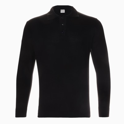 Джемпер поло мужской MINAKU: Knitwear collection, размер 46, чёрный
