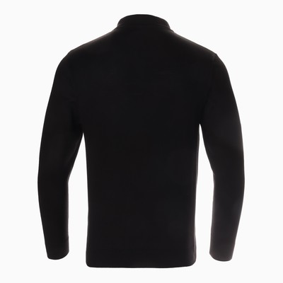 Джемпер поло мужской MINAKU: Knitwear collection, размер 48, чёрный