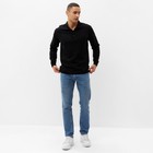 Джемпер поло мужской MINAKU: Knitwear collection, размер 50, чёрный - Фото 2