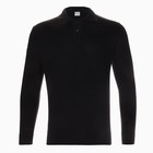 Джемпер поло мужской MINAKU: Knitwear collection цвет черный ,р-р 52 - Фото 5