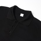 Джемпер поло мужской MINAKU: Knitwear collection цвет черный ,р-р 52 - Фото 6