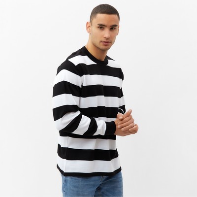 Джемпер мужской MINAKU: Knitwear collection, размер 46, чёрный