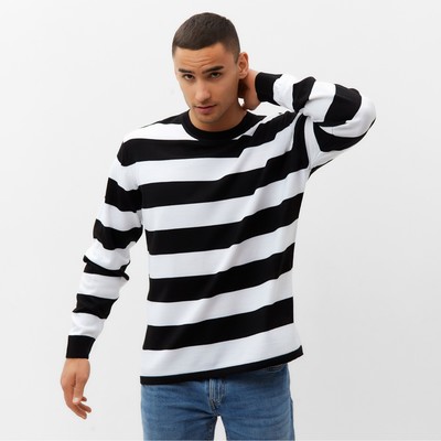 Джемпер мужской MINAKU: Knitwear collection, размер 50, чёрный