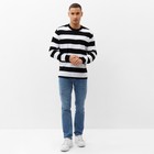 Джемпер мужской MINAKU: Knitwear collection, размер 54, чёрный - Фото 2