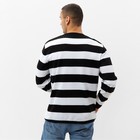 Джемпер мужской MINAKU: Knitwear collection, размер 54, чёрный - Фото 4