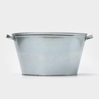 УЦЕНКА Таз круглый, 26 л, оцинкованный - Фото 2