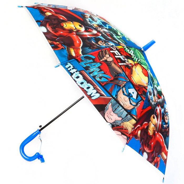 Зонт детский, Мстители, 8 спиц, d=86 см - фото 1906492439