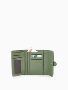 Кошелёк женский на кнопке, цвет зелёный 9883407 - фото 15378651