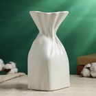 Ваза для цветов «Пэйс», 23×12 см, керамика, белая - Фото 2
