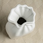 Ваза для цветов «Пэйс», 23×12 см, керамика, белая - Фото 3