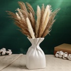 Ваза для цветов «Пэйс», 23×12 см, керамика, белая - Фото 4