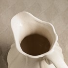 Ваза «Кувшинчик», 22×17 см, керамика, бежевая - Фото 3