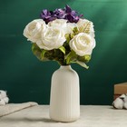 Ваза «Ингер», 14×8 см, керамика, белая - Фото 4