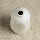 Ваза «Ингер», 14×8 см, керамика, белая - Фото 2