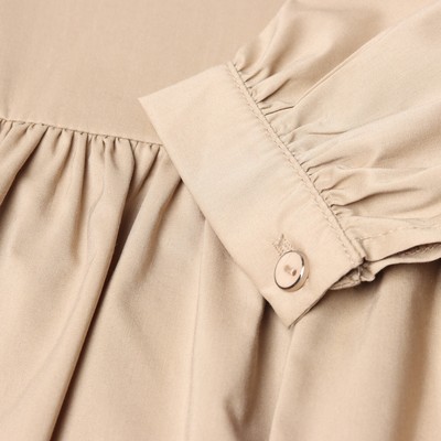 Платье для девочки MINAKU: Basic Line, бежевое, рост 92-98 см