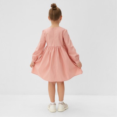 Платье для девочки MINAKU: Basic Line, розовое, рост 92-98 см