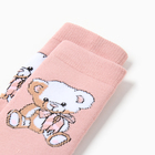 Носки женские "Мишка" с махрой внутри А.Нжм8843-7, цвет пепельно розовый, р-р 36-40 - Фото 2