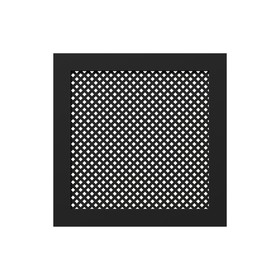 Экран для радиатора Глория 60х60, черный
