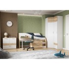 Кровать – чердак «Геометрия 3», 1932×1382×1076 мм, цвет делано светлый/белый - Фото 3