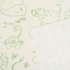 Клеенка детская «Мультики», р-р. 100х140 см., без окантовки, цвет белый/зеленый - Фото 3