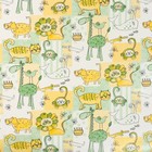 Клеенка детская «Мультики» 70х100см., на резинке, с окантовкой, цвет желтый/зеленый - фото 23338393