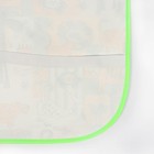 Клеенка детская «Мультики» 70х100см., на резинке, с окантовкой, цвет желтый/зеленый - фото 23338395