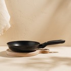 Сковорода SL Home, d=20, h=4.3 см, кованый алюминий, антипригарное покрытие, индукция, чёрная - Фото 3