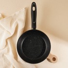 Сковорода SL Home, d=20, h=4.3 см, кованый алюминий, антипригарное покрытие, индукция, чёрная - Фото 4