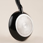 Сковорода SL Home, d=20, h=4.3 см, кованый алюминий, антипригарное покрытие, индукция, чёрная - Фото 5