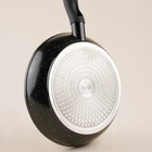 Сковорода SL Home, d=22, h=4.5 см, кованый алюминий, антипригарное покрытие, индукция, чёрная - Фото 5