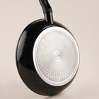 Сковорода SL Home, d=26, h=4.9 см, кованый алюминий, антипригарное покрытие, индукция, чёрная - Фото 5