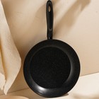 Сковорода SL Home, d=28, h=5 см, кованый алюминий, антипригарное покрытие, индукция, чёрная - Фото 4