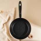 Сковорода с высоким бортом SL Home, d=24 см, h=6.3 см, антипригарное покрытие, индукция, кованый алюминий, чёрная - Фото 4