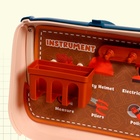 Детский игровой модуль в чемодане «Мастерская», верстак с инструментами, 25 предметов - Фото 6