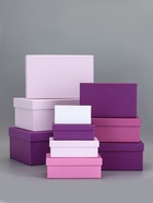 Набор подарочных коробок 10 в 1 «Оттенки фиолетового», 30.5×20×13 - 12×6.5×4 см - Фото 4