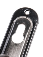 УЦЕНКА Замок врезной LOCKLAND Rd=004, с ручкой, цвет черный никель 10222399