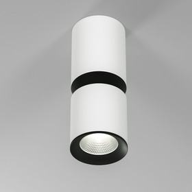 Светильник потолочный акцентный Elektrostandard, Kayo LED 12 Вт, 60x60x155 мм, IP20, цвет белый, чёрный