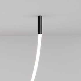 Крепления подвесные для круглого гибкого неона Elektrostandard, Full light 27,5x27,5x123 мм, IP20, цвет чёрный